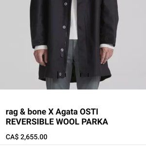 Rag & Bone X Agataosti Jacket